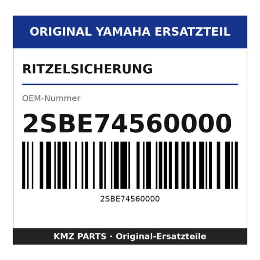 Yamaha Ritzelsicherung 2SBE74560000