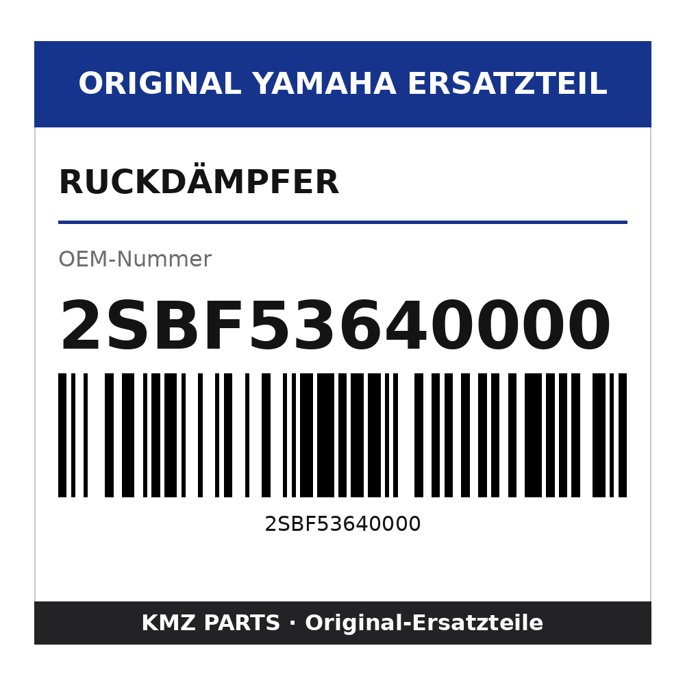 Yamaha Ruckdämpfer 2SBF53640000