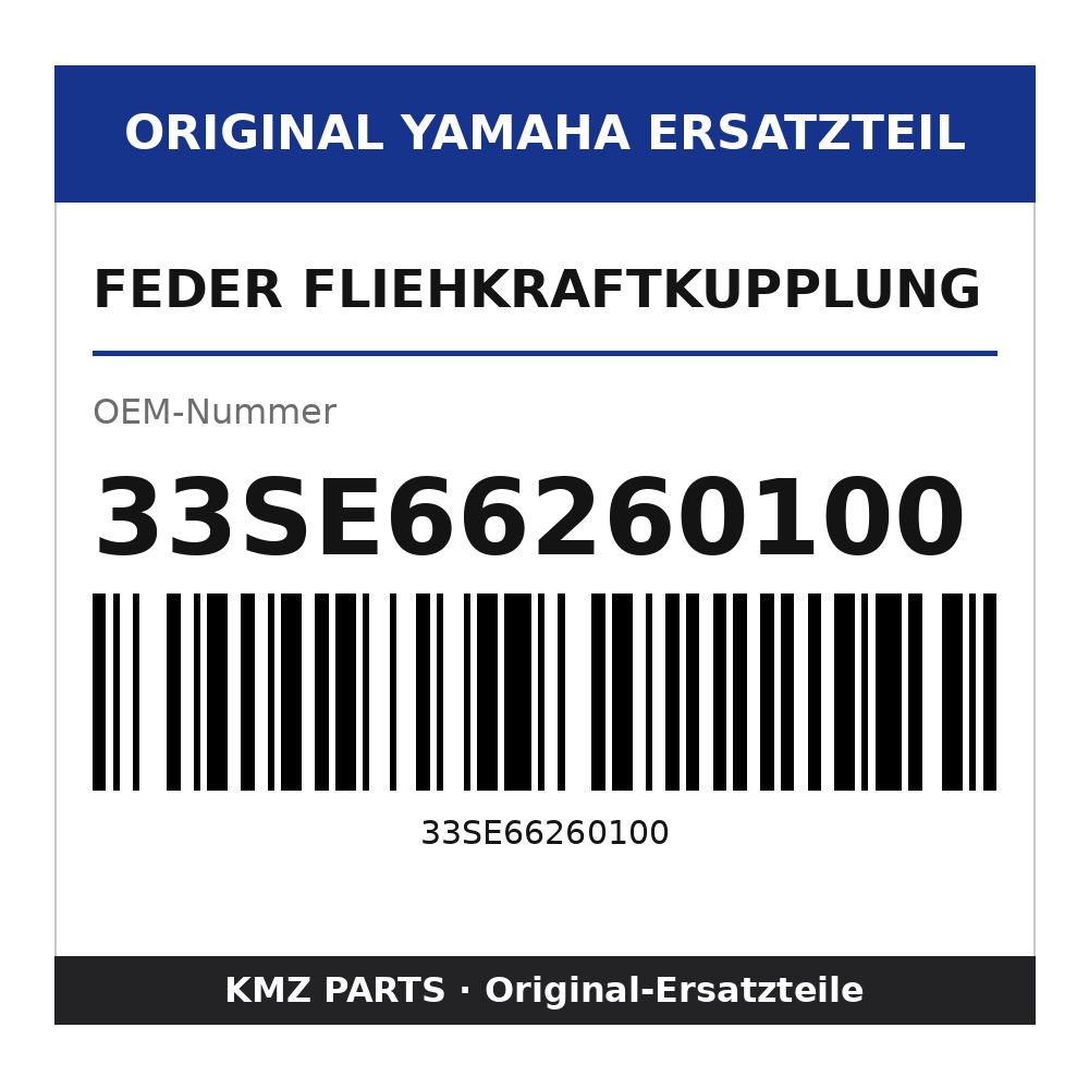 Yamaha Feder Fliehkraftkupplung 33SE66260100
