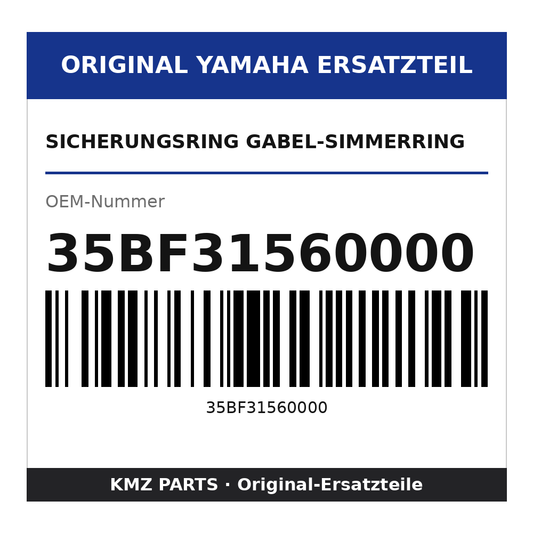 Yamaha Sicherungsring Gabel-Simmerring 35BF31560000