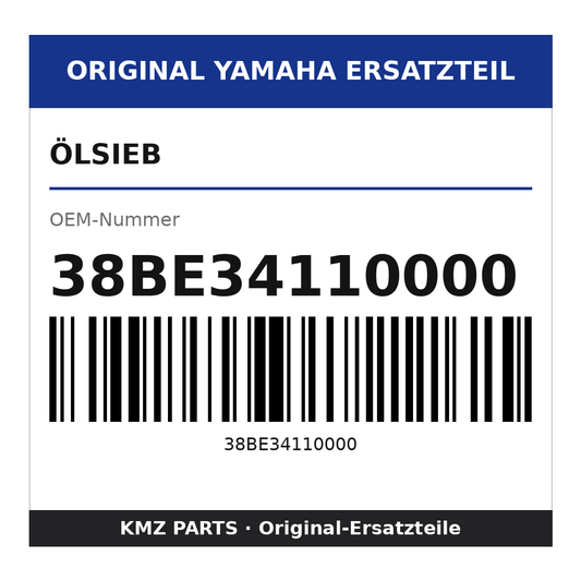 Yamaha Ölsieb 38BE34110000