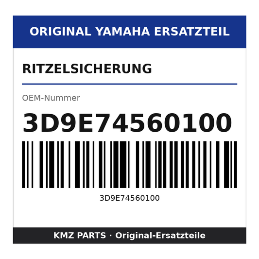 Yamaha Ritzelsicherung 3D9E74560100
