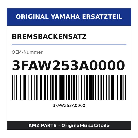 Yamaha Bremsbackensatz 3FAW253A0000
