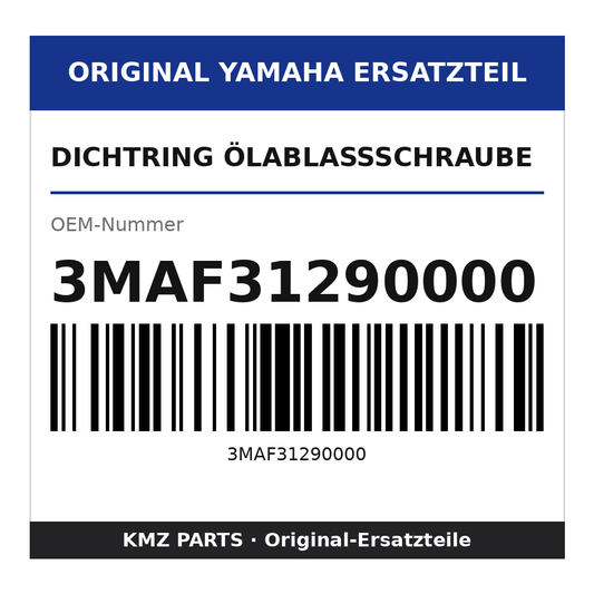 Yamaha Dichtring Ölablassschraube 3MAF31290000