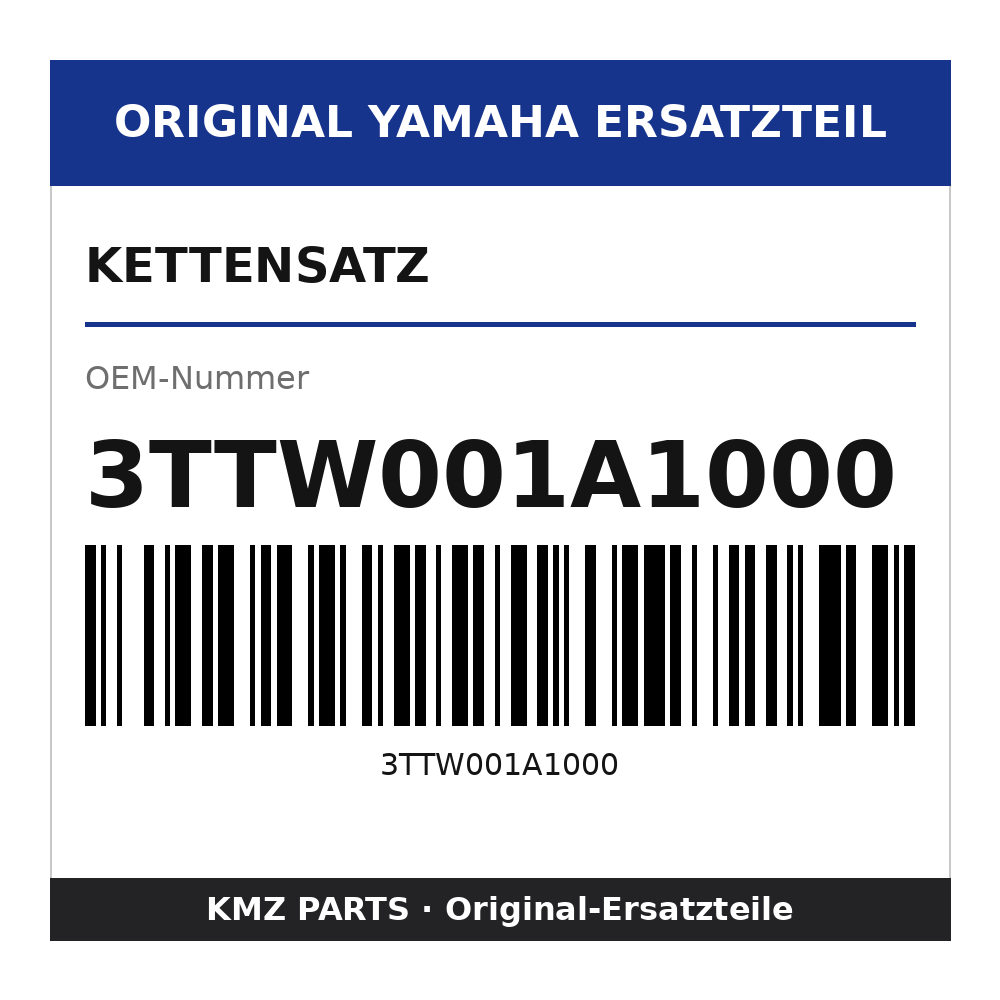 Yamaha Kettensatz 3TTW001A1000