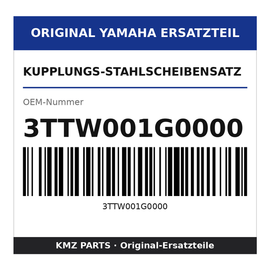 Yamaha Kupplungs-Stahlscheibensatz 3TTW001G0000