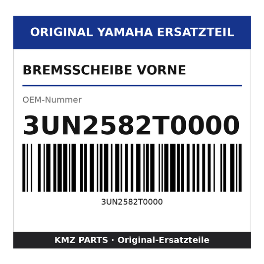 Yamaha Bremsscheibe vorne 3UN2582T0000