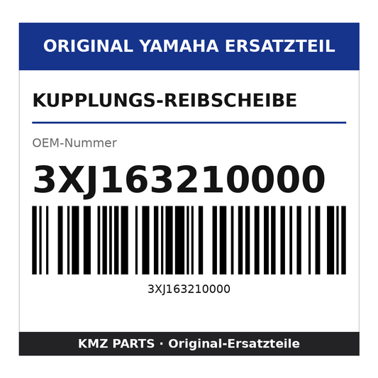 Yamaha Kupplungs-Reibscheibe 3XJ163210000