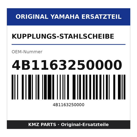 Yamaha Kupplungs-Stahlscheibe 4B1163250000
