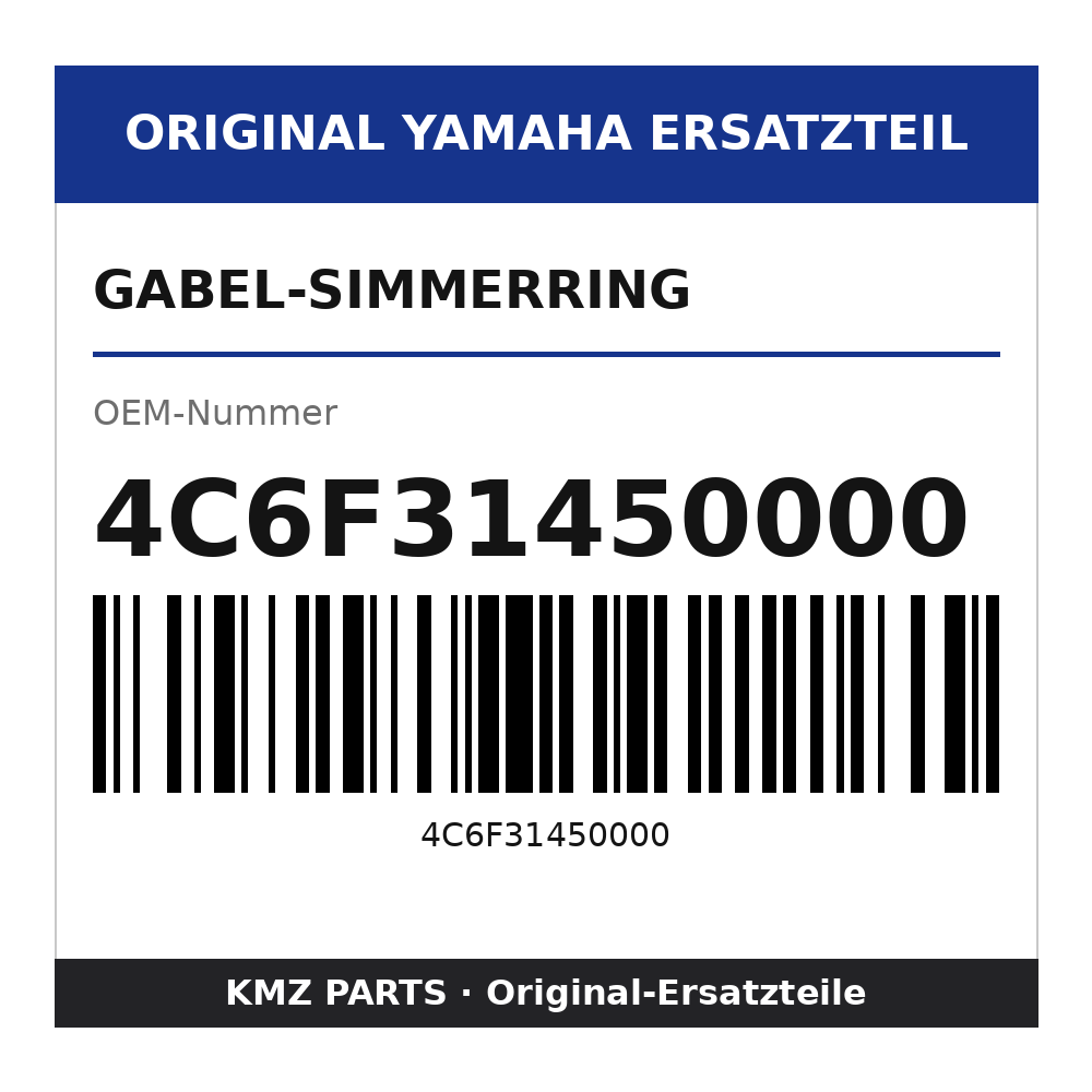 Yamaha Gabel-Simmerring 4C6F31450000