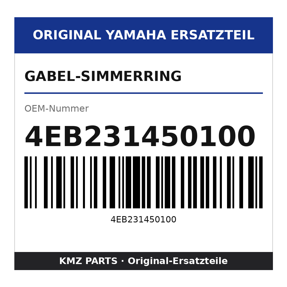 Yamaha Gabel-Simmerring 4EB231450100