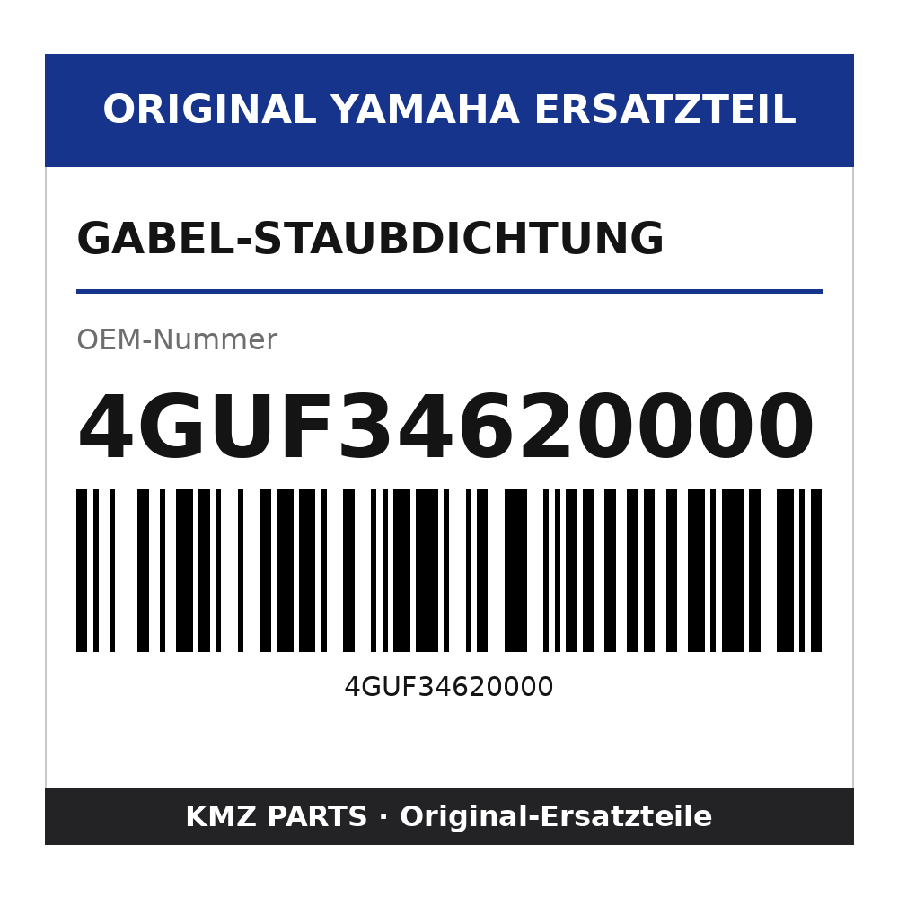 Yamaha Gabel-Staubdichtung 4GUF34620000
