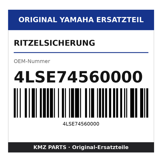 Yamaha Ritzelsicherung 4LSE74560000