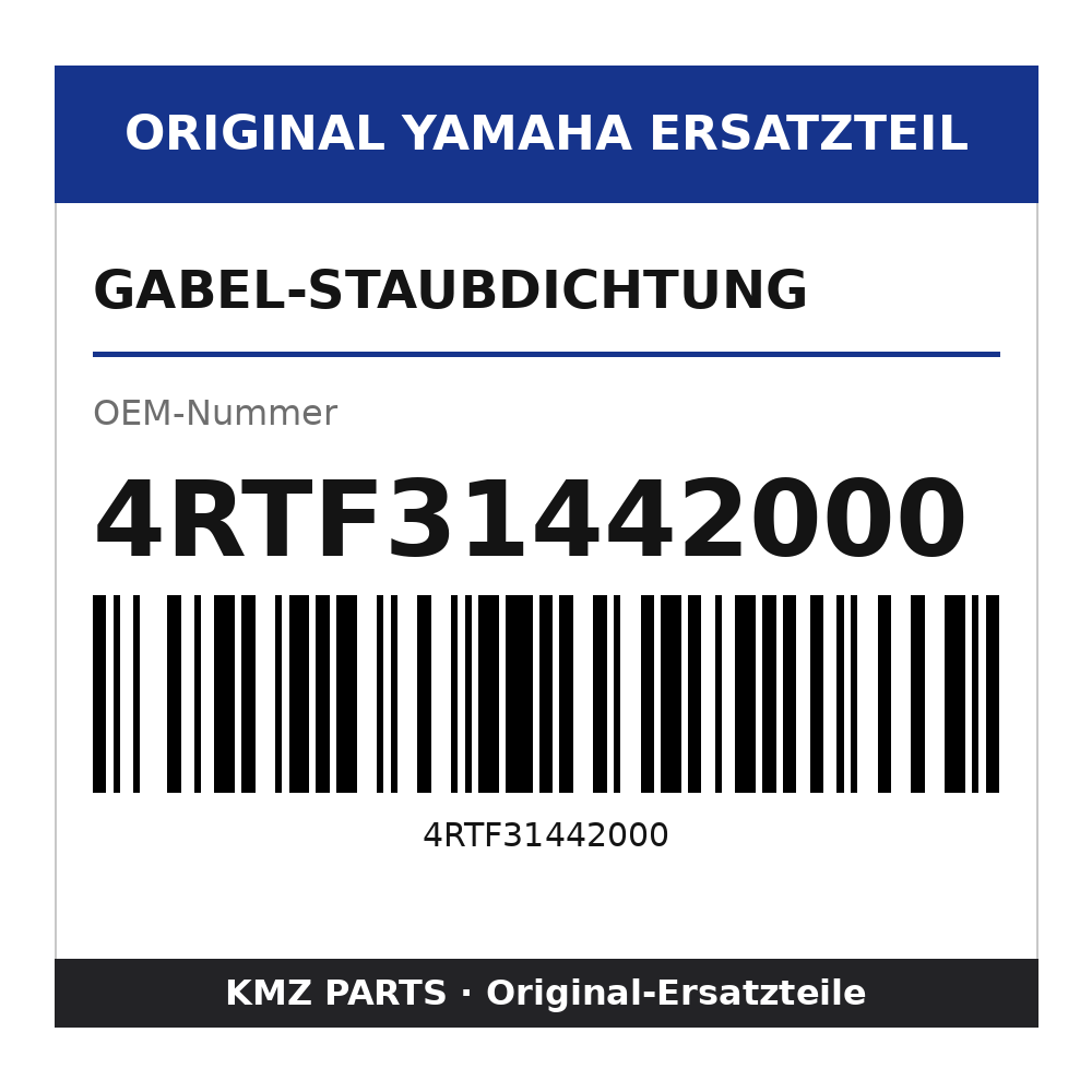 Yamaha Gabel-Staubdichtung 4RTF31442000