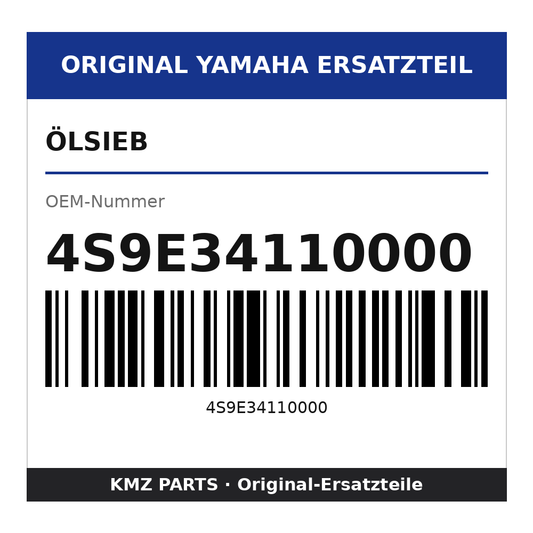 Yamaha Ölsieb 4S9E34110000