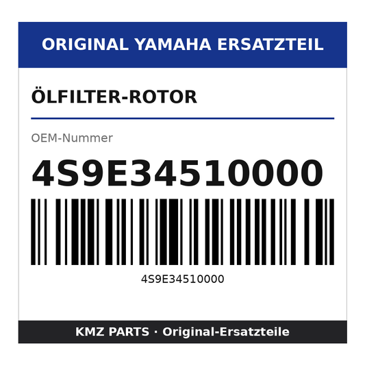 Yamaha Ölfilter-Rotor 4S9E34510000