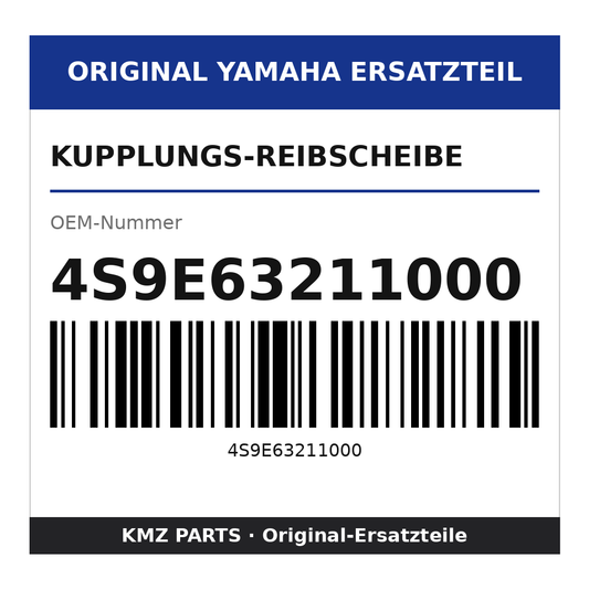 Yamaha Kupplungs-Reibscheibe 4S9E63211000