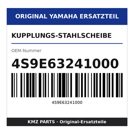Yamaha Kupplungs-Stahlscheibe 4S9E63241000