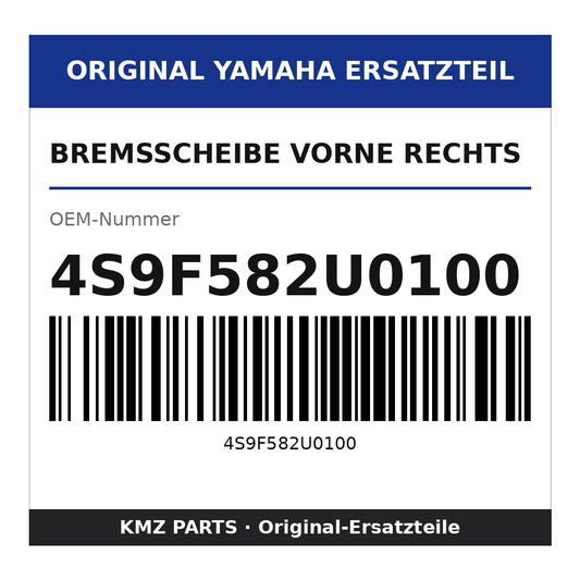 Yamaha Bremsscheibe vorne rechts 4S9F582U0100