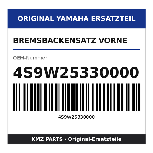 Yamaha Bremsbackensatz vorne 4S9W25330000