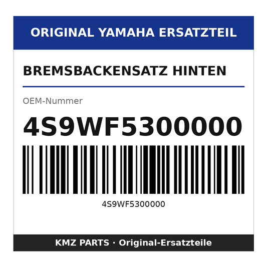 Yamaha Bremsbackensatz hinten 4S9WF5300000