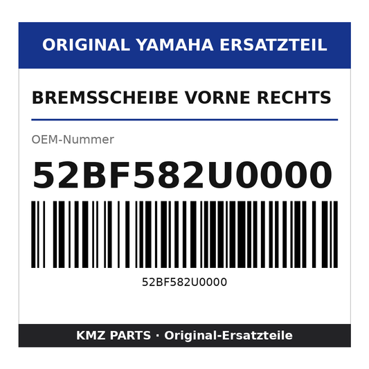 Yamaha Bremsscheibe vorne rechts 52BF582U0000