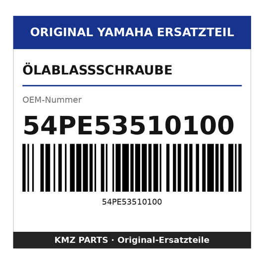Yamaha Ölablassschraube 54PE53510100