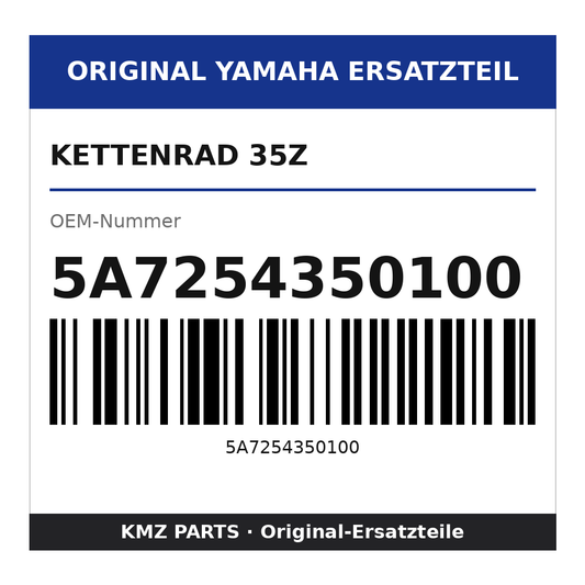Yamaha Kettenrad 35Z 5A7254350100