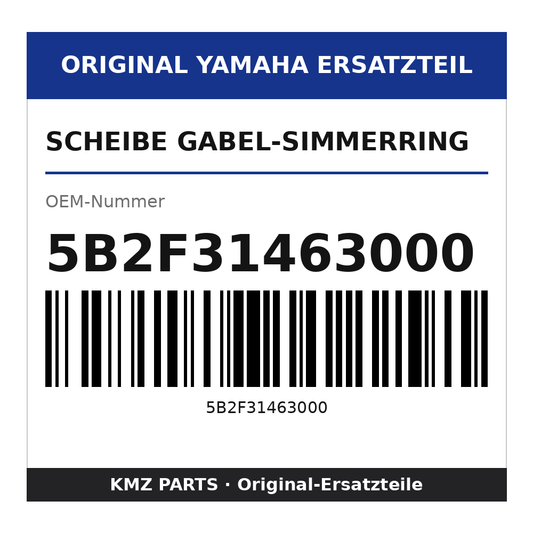 Yamaha Scheibe Gabel-Simmerring 5B2F31463000