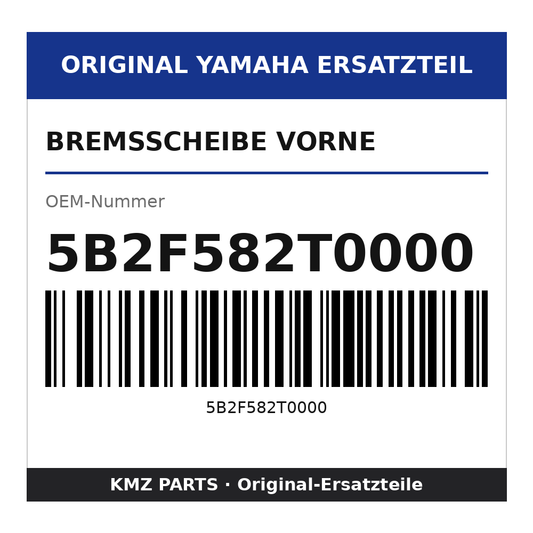 Yamaha Bremsscheibe vorne 5B2F582T0000