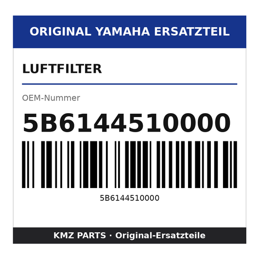 Yamaha Luftfilter 5B6144510000