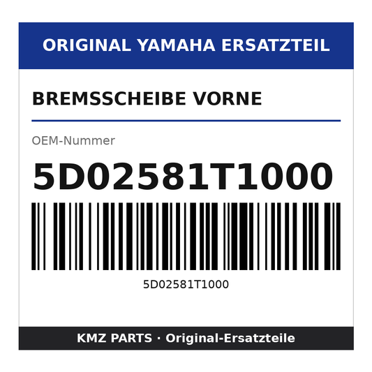 Yamaha Bremsscheibe vorne 5D02581T1000
