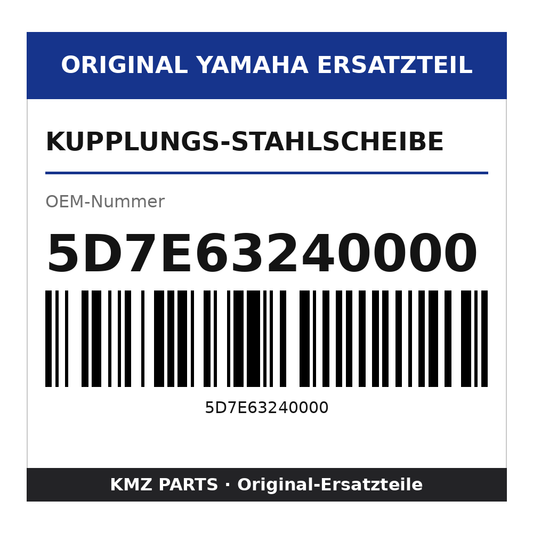 Yamaha Kupplungs-Stahlscheibe 5D7E63240000