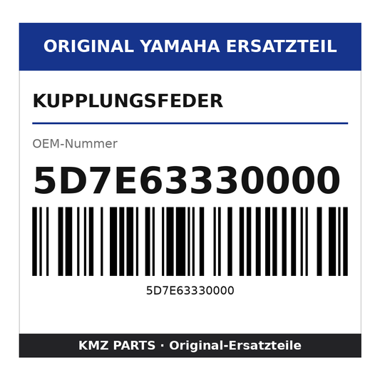 Yamaha Kupplungsfeder 5D7E63330000