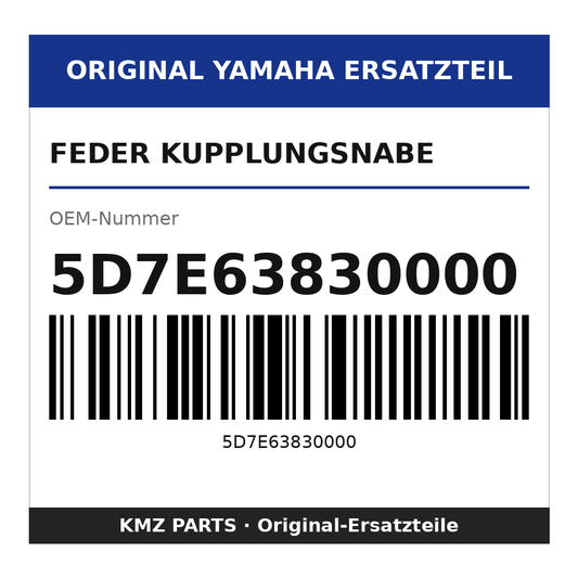 Yamaha Feder Kupplungsnabe 5D7E63830000