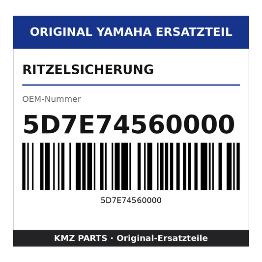 Yamaha Ritzelsicherung 5D7E74560000