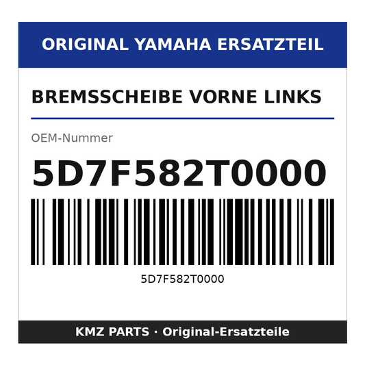 Yamaha Bremsscheibe vorne links 5D7F582T0000