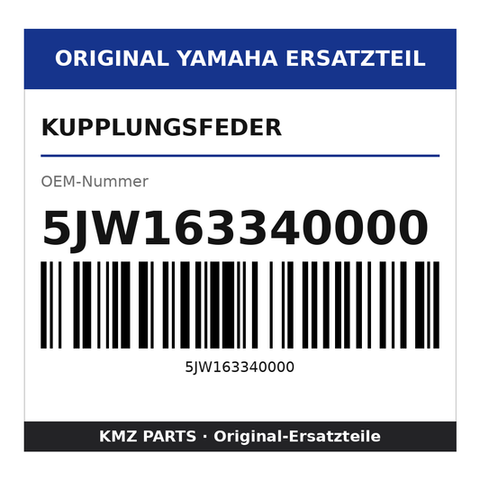 Yamaha Kupplungsfeder 5JW163340000