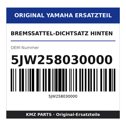 Yamaha Bremssattel-Dichtsatz hinten 5JW258030000