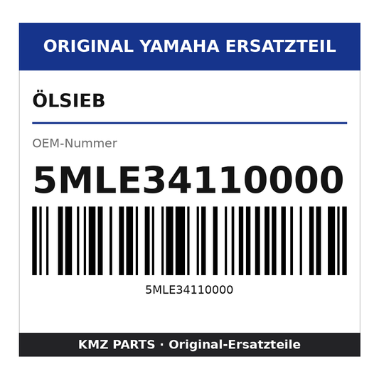 Yamaha Ölsieb 5MLE34110000