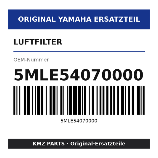 Yamaha Luftfilter 5MLE54070000