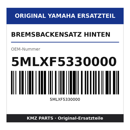 Yamaha Bremsbackensatz hinten 5MLXF5330000