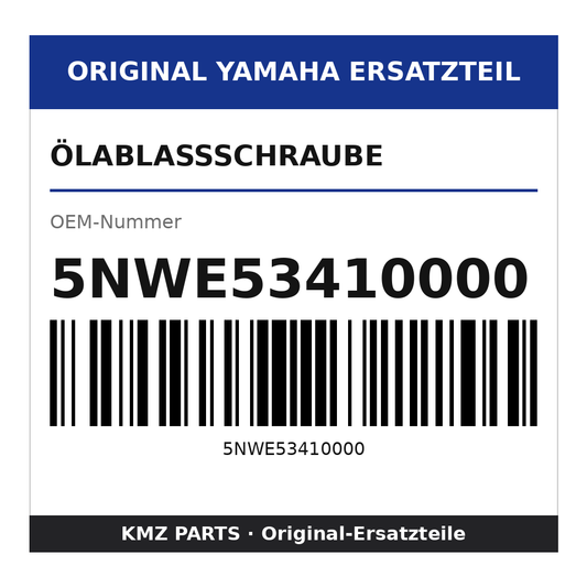 Yamaha Ölablassschraube 5NWE53410000