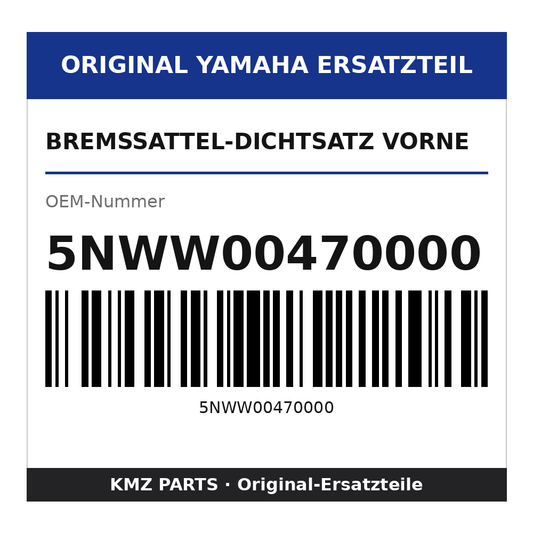 Yamaha Bremssattel-Dichtsatz vorne 5NWW00470000