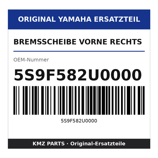 Yamaha Bremsscheibe vorne rechts 5S9F582U0000