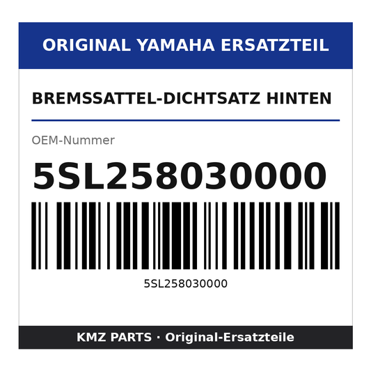 Yamaha Bremssattel-Dichtsatz hinten 5SL258030000