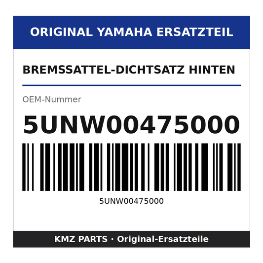 Yamaha Bremssattel-Dichtsatz hinten 5UNW00475000