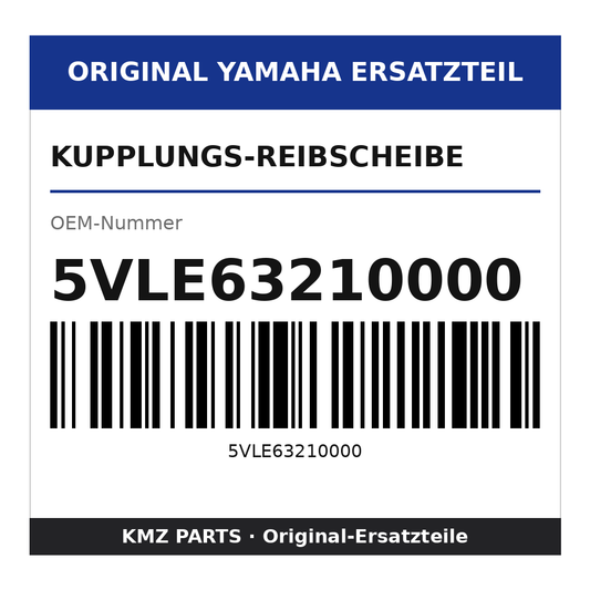 Yamaha Kupplungs-Reibscheibe 5VLE63210000