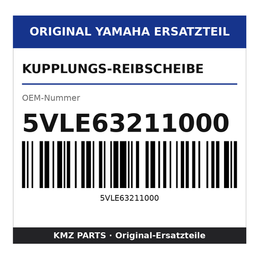 Yamaha Kupplungs-Reibscheibe 5VLE63211000