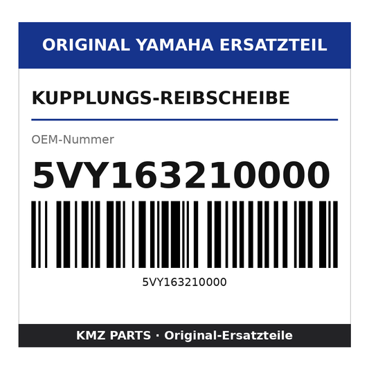 Yamaha Kupplungs-Reibscheibe 5VY163210000